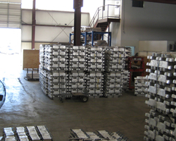 Raw Materials High Grade Aluminum & Zinc Houston Anodes